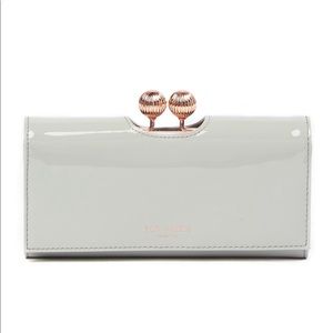 TED BAKER London bobble patent leather wallet